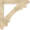 Ekena Millwork Merced Arts & Crafts Rough Sawn Bracket, Douglas Fir, 4"W x 32"D x 32"H BKT04X32X32MRC03RDF - alternate 4